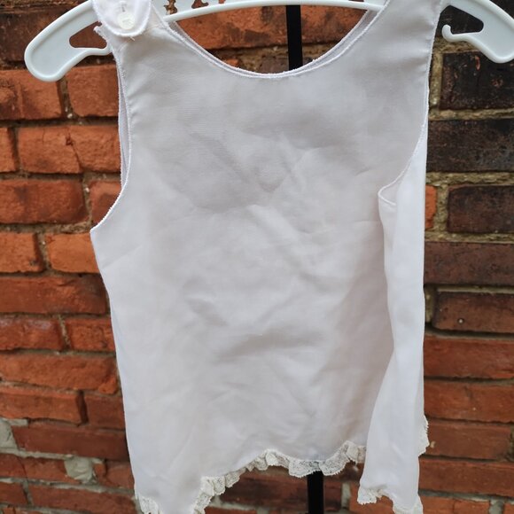 Vintage Feltman Brothers Pale Pink Embroidered Dress & Slip Size 9 months - Picture 7 of 8